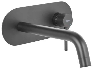 Veggmontert servantbatteri GUAIBA Messing Svart v:3316800
