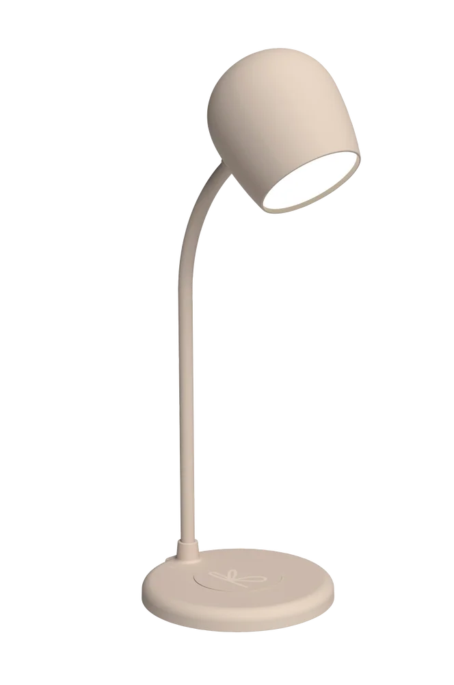 LED-lampe/høyttaler/Qi Ellie – Beige – Belysning | m v:9313644 LED-lampe/høyttaler/Qi Ellie – Beige – Belysning | m v:9313644