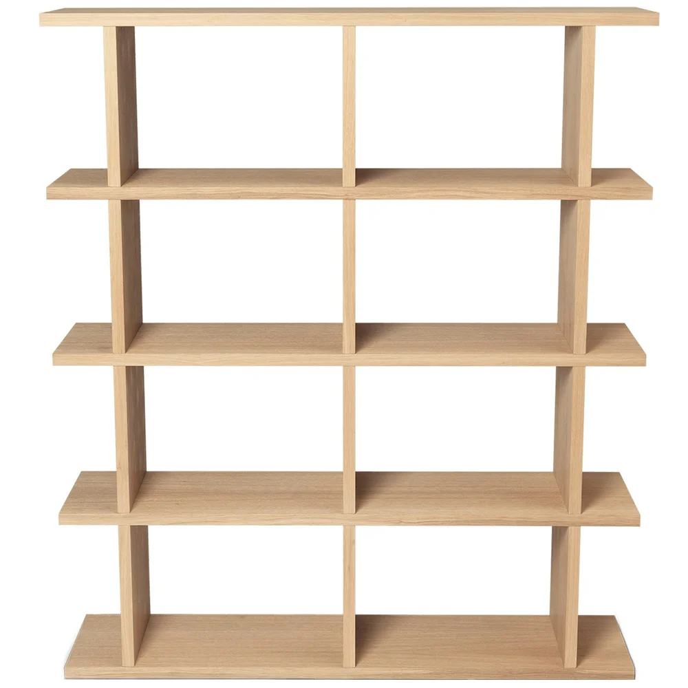 Kona Bokhylle 2x4, Naturlig v:4895134