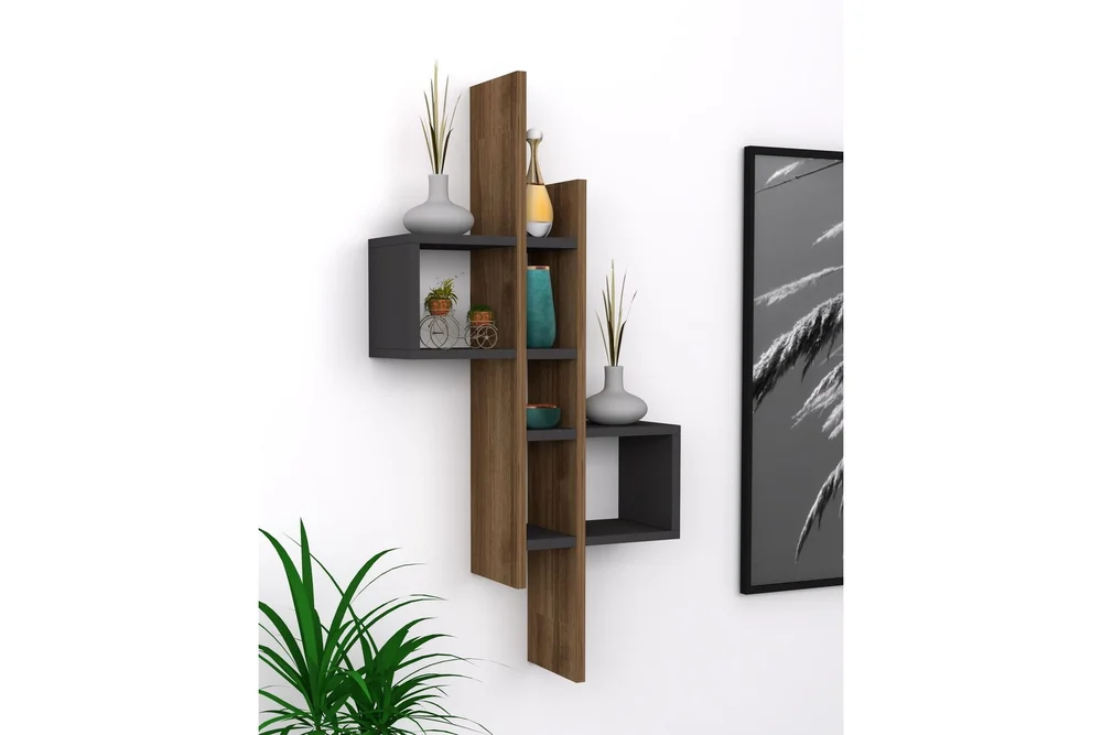 Estetal Vegghylle 54×20 cm 8 Hyller v:5390936