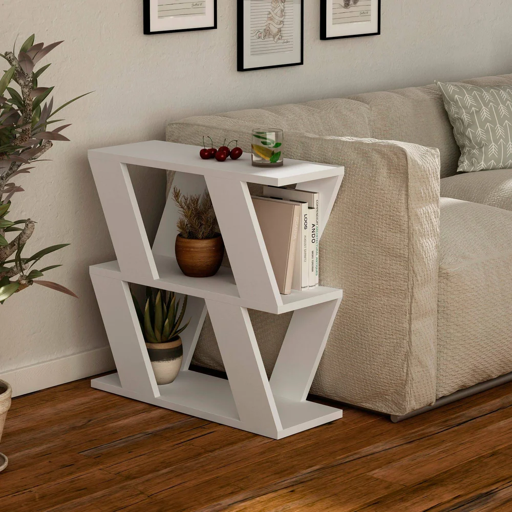 Lite bord Lazena – Hvit m v:5898747