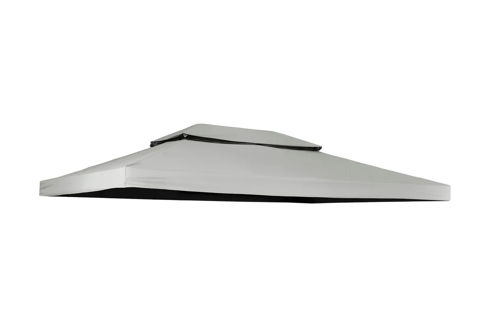 Paviljongtak Luxor 300×400 cm Grå v:3761148
