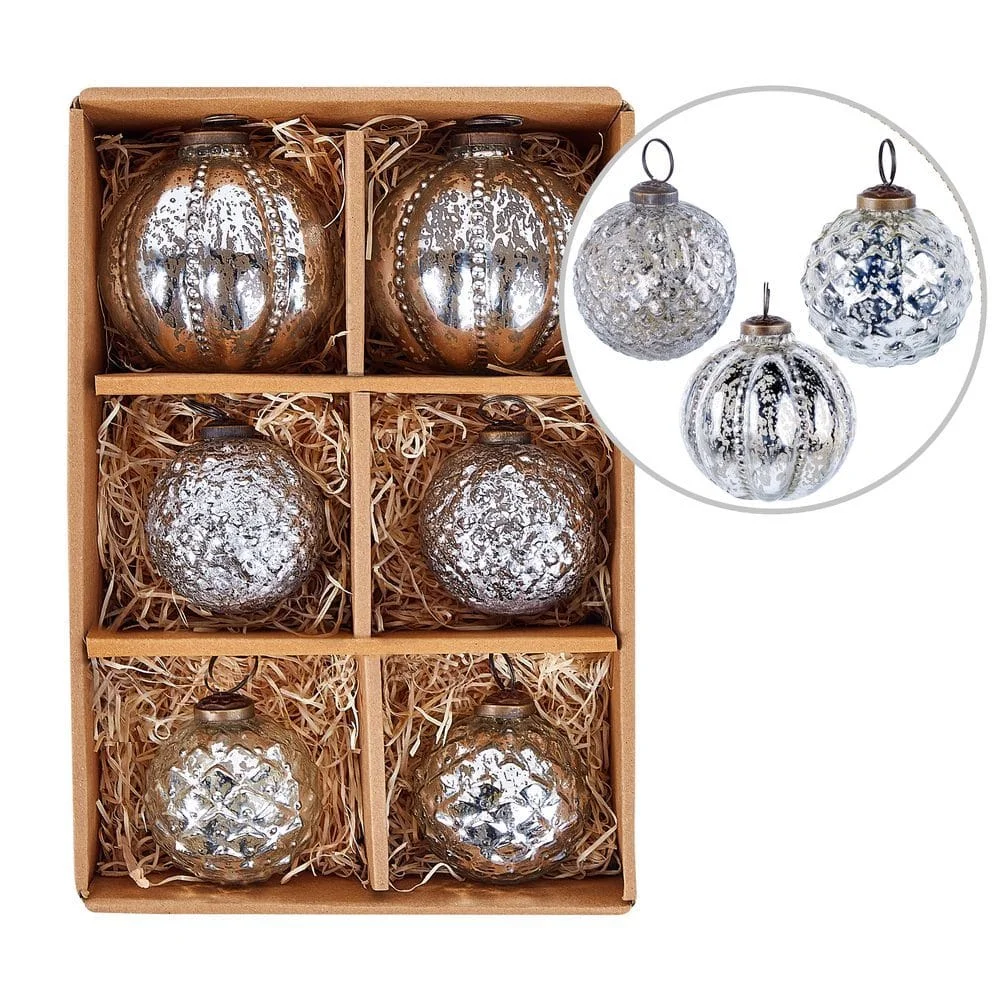 Julekule Argentin Sett med 6 v:9505038 Julekule Argentin Sett med 6 v:9505038