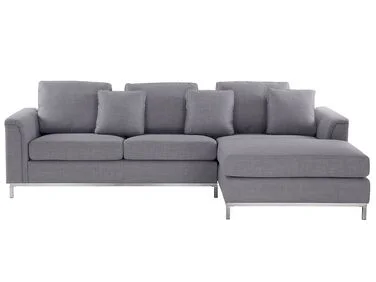 Hjørnesofa 4-seters OSLO Lysegrå Venstrevendt v:2800674 Hjørnesofa 4-seters OSLO Lysegrå Venstrevendt v:2800674