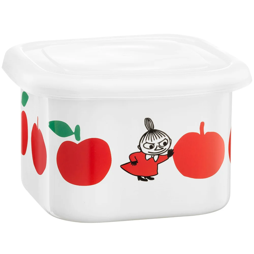 Moomin Joyfull Apples Emaljekrukke Med Lokk 0,67 L v:9408837