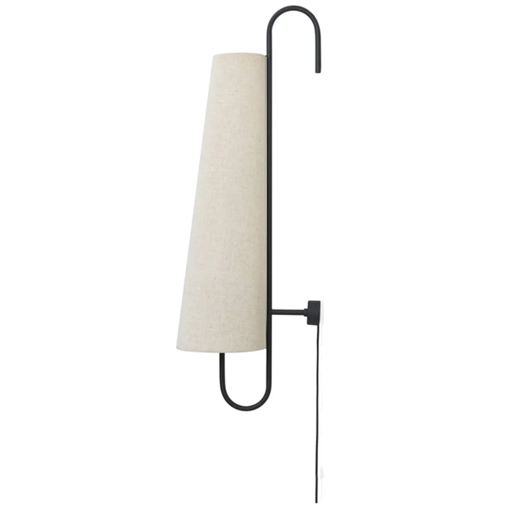 Ancora Vegglampe, Naturlig/Sort v:7303450