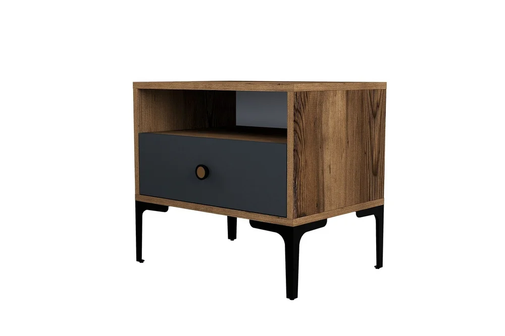 Ameias Nattbord 56×40 cm Brun/Antrasitt v:3360991 Ameias Nattbord 56×40 cm Brun/Antrasitt v:3360991