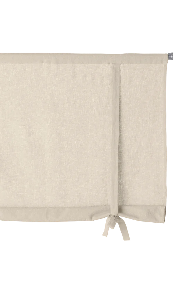 Roll up-gardin Elly i resirkulert halvlinne – Beige – Tekstiler | m v:4048331 Roll up-gardin Elly i resirkulert halvlinne – Beige – Tekstiler | m v:4048331