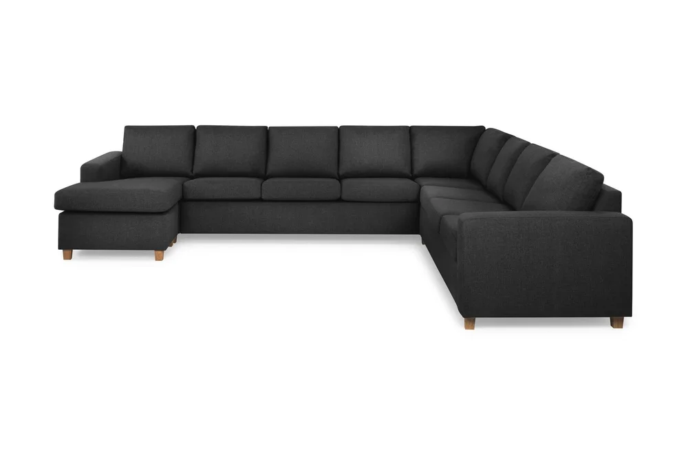 Crazy 7-seters Vendbar U-formet XX-Large Hjørnesofa med Divan i Stoff v:6130163 Crazy 7-seters Vendbar U-formet XX-Large Hjørnesofa med Divan i Stoff v:6130163