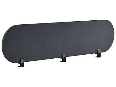 Skillevegg for skrivebord SPARKY 180 x 40 cm Mørkegrå v:4144989