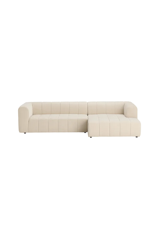 Sofa Corvetta 4-seter med sjeselong – Hvit m v:6973160 Sofa Corvetta 4-seter med sjeselong – Hvit m v:6973160