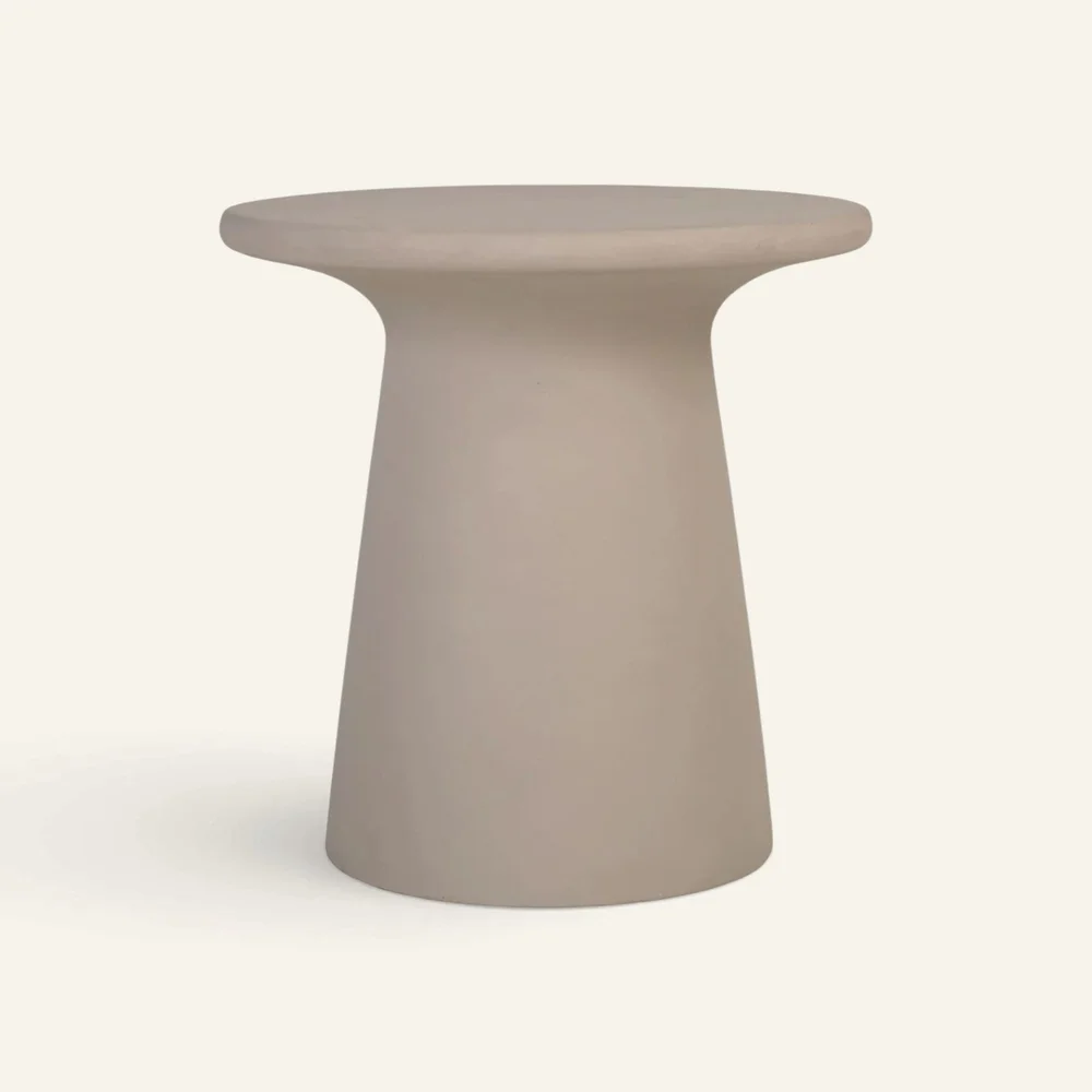 Sidebord beige – ø40×40,5 cm v:4275080