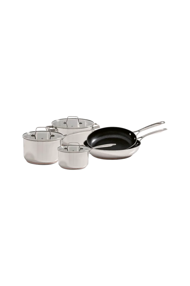 Grytesett Exclusive 8 deler – Sølv – Kjøkken & husholdning | m v:3631148 Grytesett Exclusive 8 deler – Sølv – Kjøkken & husholdning | m v:3631148