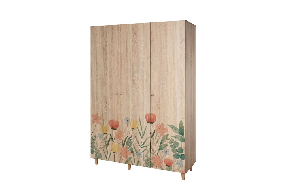 Gladfield Garderobe 135x192 cm v:8144283