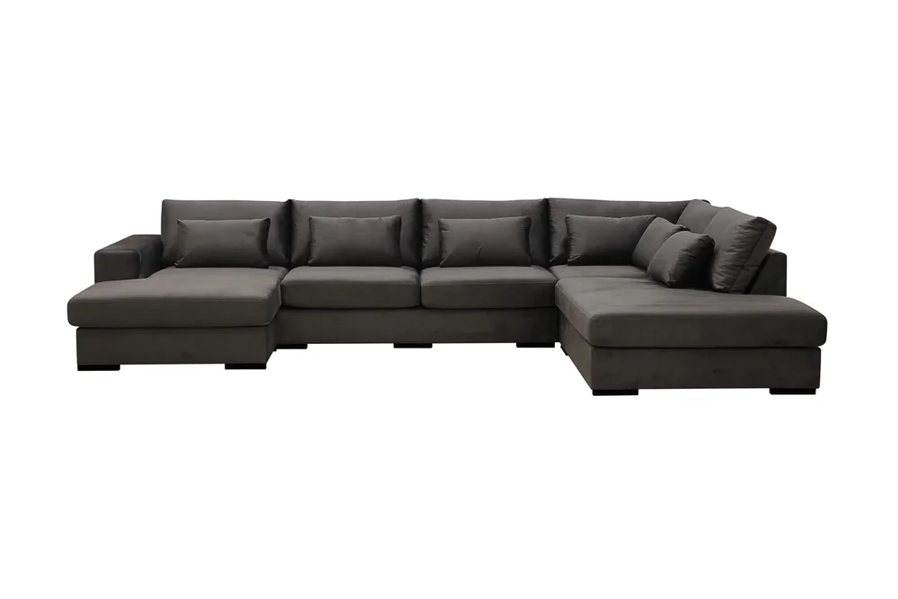 Grande 5-seters U-Sofa med Divan Venstre v:1900930
