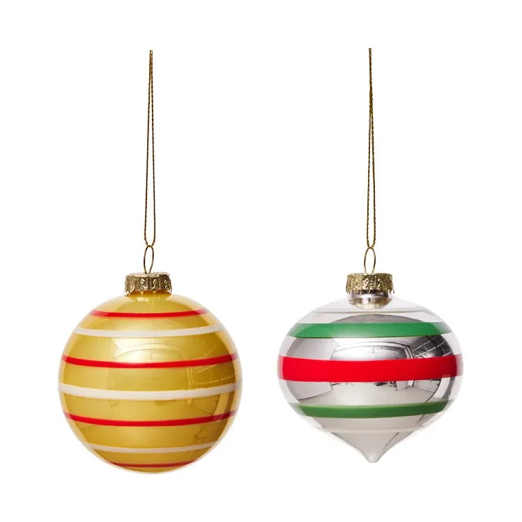 Vintage Christmas Glass Ball No. 3 julekule 2 stk v:8096544 Vintage Christmas Glass Ball No. 3 julekule 2 stk v:8096544