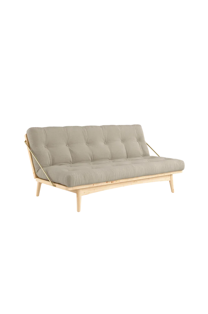 Sovesofa Folk, Natur base - Beige m v:1363932
