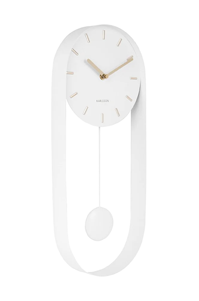 Veggklokke Pendulum Charm – Hvit – Dekor | m v:543410 Veggklokke Pendulum Charm – Hvit – Dekor | m v:543410