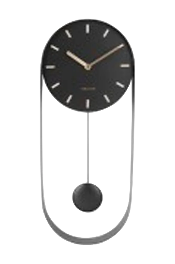 Veggklokke Berlockpendel – Svart – Dekor | m v:6938283 Veggklokke Berlockpendel – Svart – Dekor | m v:6938283