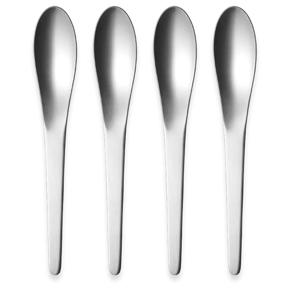 Arne Jacobsen Teskje 4-pk, Rustfritt Stål v:286384