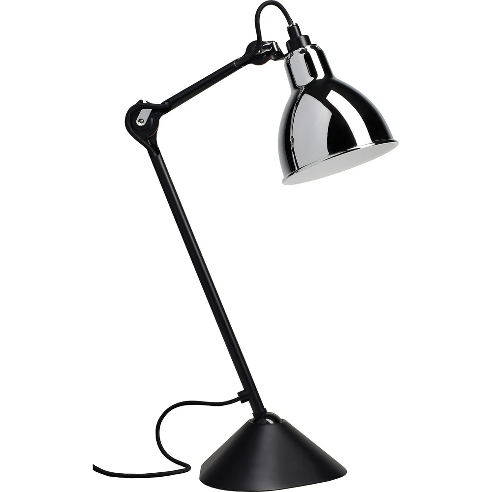 La Lampe Gras N°205 Bordlampe, Svart / Chrome v:6706423 La Lampe Gras N°205 Bordlampe, Svart / Chrome v:6706423