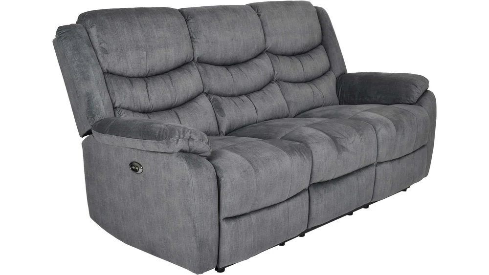 Olvani 3-seters reclinersofa i stoff, elektrisk v:9383382