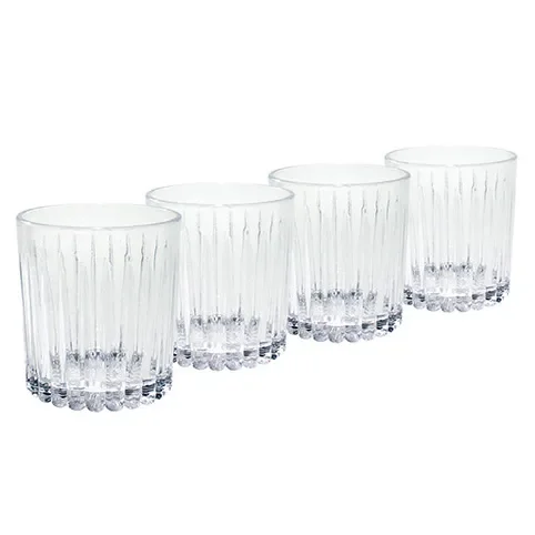 Relief whiskyglass 31 cl 4-stk. v:2394320 Relief whiskyglass 31 cl 4-stk. v:2394320
