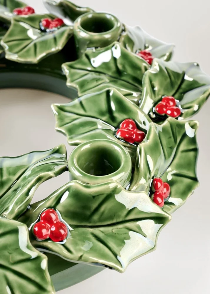 Lysestake mørk grønn – 26x26x6 cm v:3531513 Lysestake mørk grønn – 26x26x6 cm v:3531513