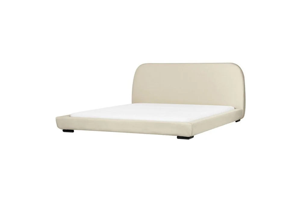 Vattensäng Beliani Roisel Bouclé, 160×200 cm Beige||Black 180×200 VALUE_MISSING_3 v:1779255 Vattensäng Beliani Roisel Bouclé, 160×200 cm Beige||Black 180×200 VALUE_MISSING_3 v:1779255