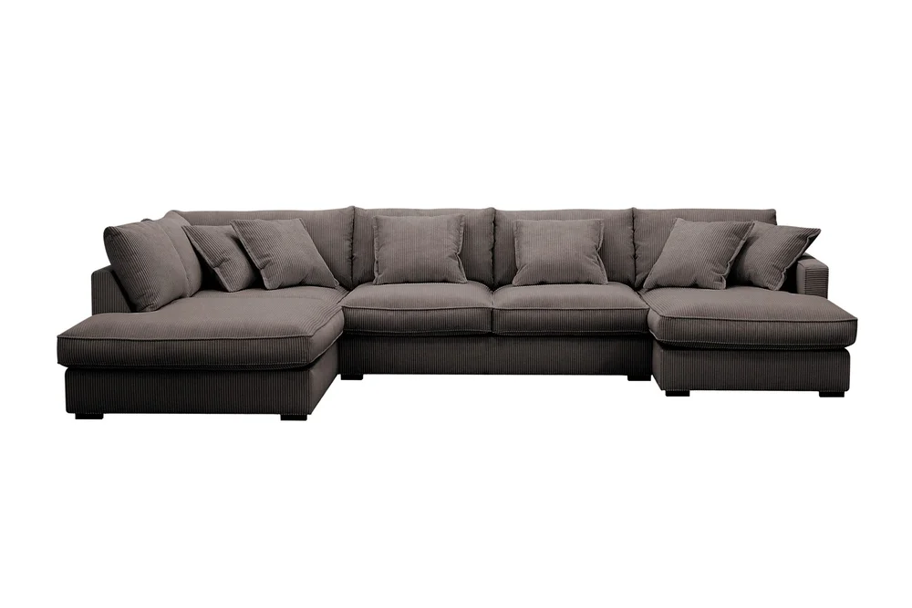 Rossita Lyx 5-seters venstrevendt U-formet ekstra dyp sofa med divan og sjeselong i manchester v:5707510