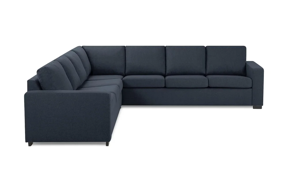 Crazy 6-seters Vendbar L-formet X-Large Hjørnesofa i Stoff v:1749677