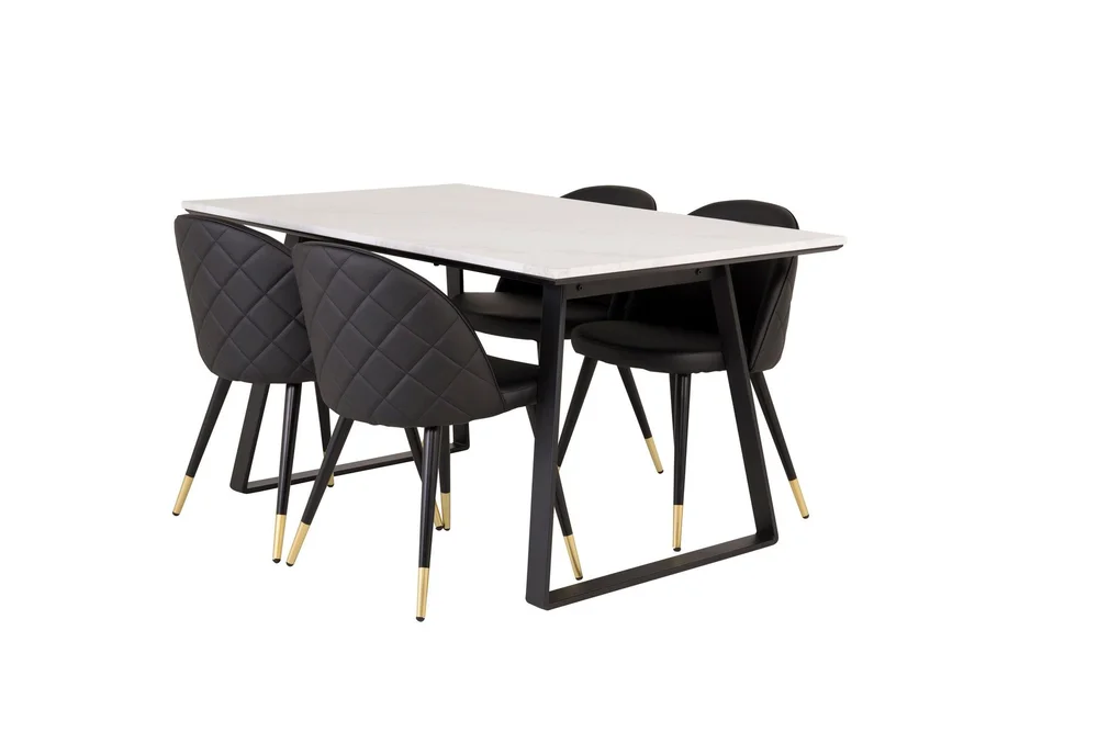 Admira Spisegruppe med 4 Valera Spisestoler v:7194894 Admira Spisegruppe med 4 Valera Spisestoler v:7194894