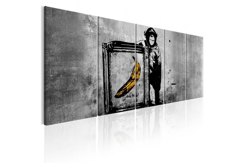 Bilde Banksy Monkey With Frame 225×90 v:4559378 Bilde Banksy Monkey With Frame 225×90 v:4559378