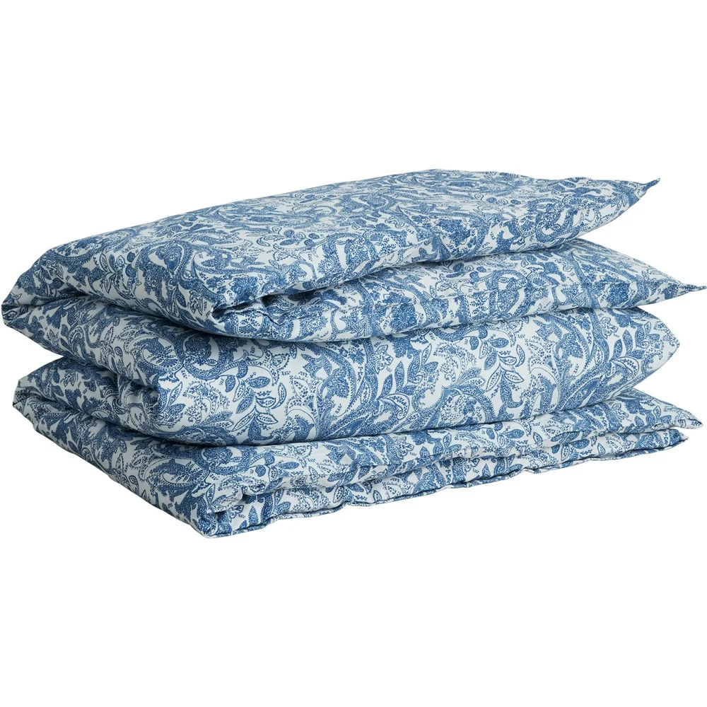 Porcelain Paisley Dynetrekk 220x220 cm, Lake Blue v:9441430
