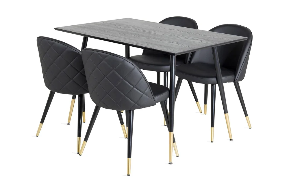Balisa Spisebord 120 cm Med 4 Valera Spisestoler v:4462022 Balisa Spisebord 120 cm Med 4 Valera Spisestoler v:4462022