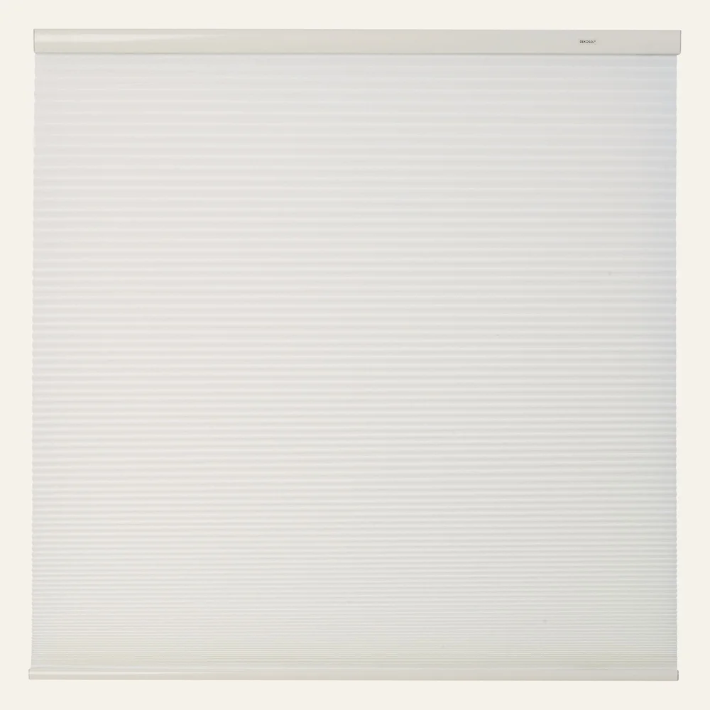 Lysfilt. dobbel plisségardin hvit – 100×160 cm v:445364 Lysfilt. dobbel plisségardin hvit – 100×160 cm v:445364