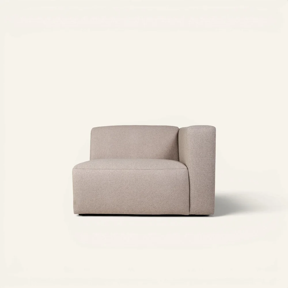 Modul 1,5 seter armlene høyre beige - 110x93x73 cm v:8550811
