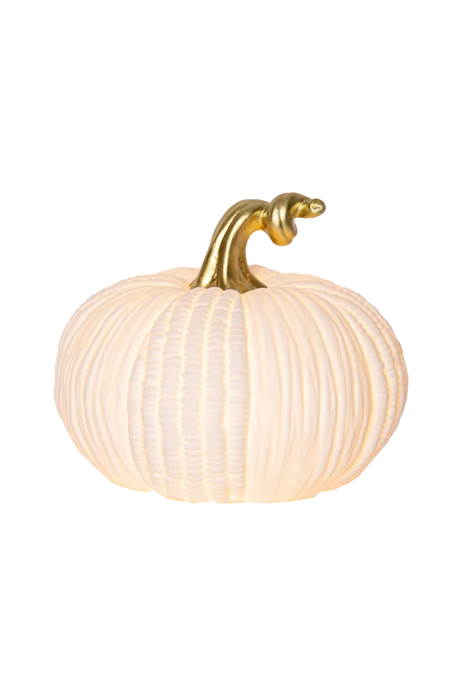 Dekorasjon Gresskar 17cm – Hvit – Dekor | m v:1717361
