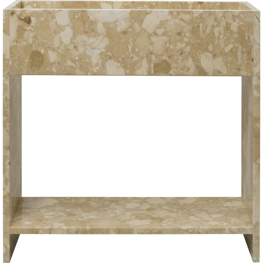 Stone Plantekasse Med Hylle, Sand v:176189 Stone Plantekasse Med Hylle, Sand v:176189
