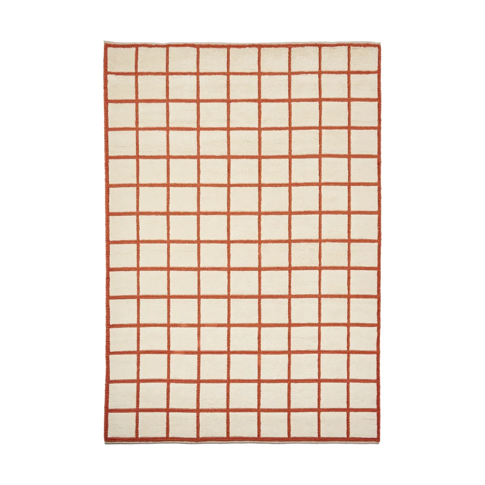 Pasture ullteppe naturhvit/rust v:1387312