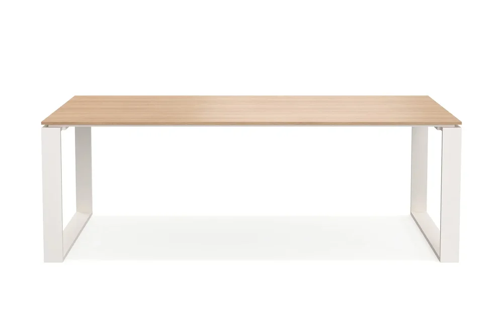 Devon stort rektangulært utendørs spisebord 210x100 cm i aluminium v:9500814