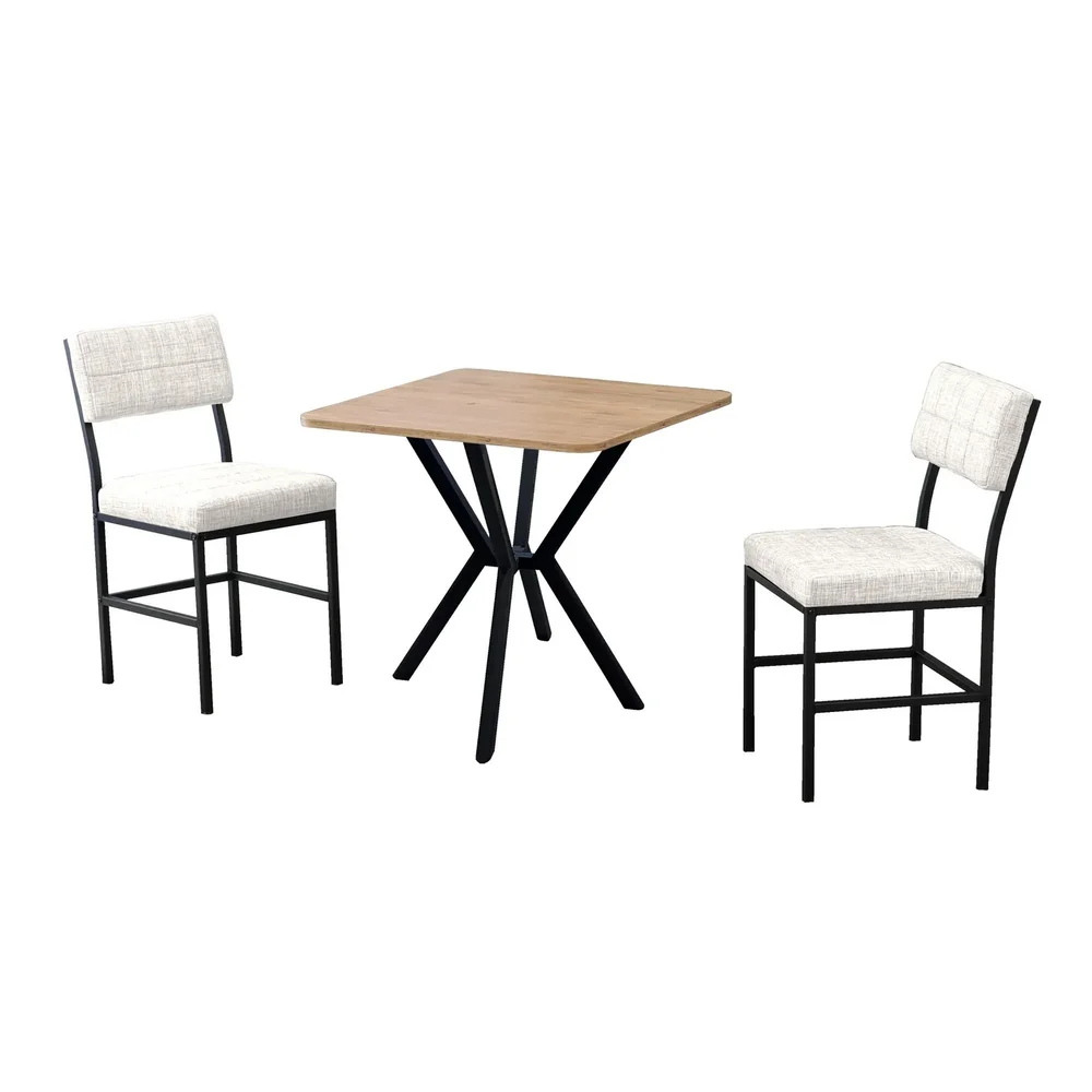 Stedum spisegruppe bord 70 cm + 2 stoler v:6373127