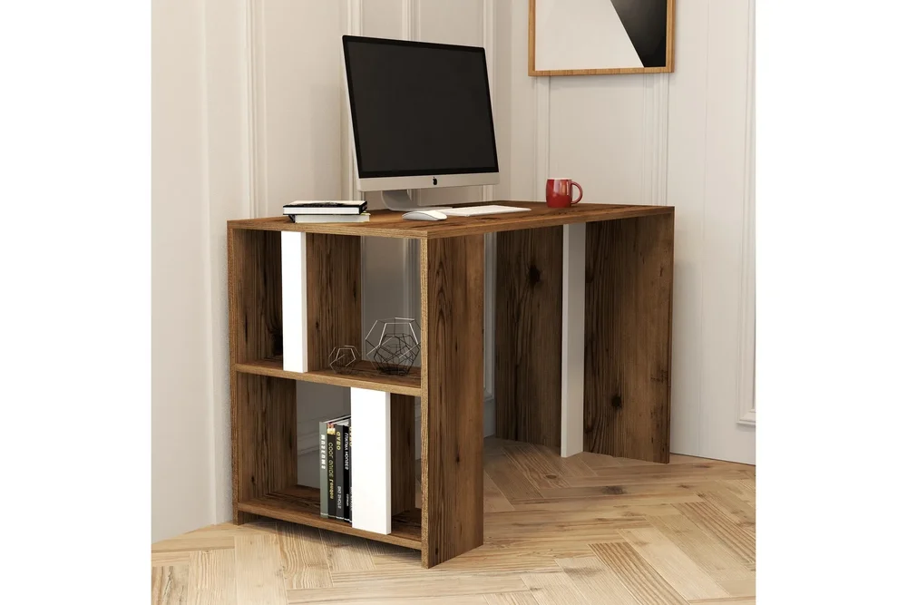 Timiza Skrivebord 120 cm med Oppbevaring Hylle v:9902102 Timiza Skrivebord 120 cm med Oppbevaring Hylle v:9902102