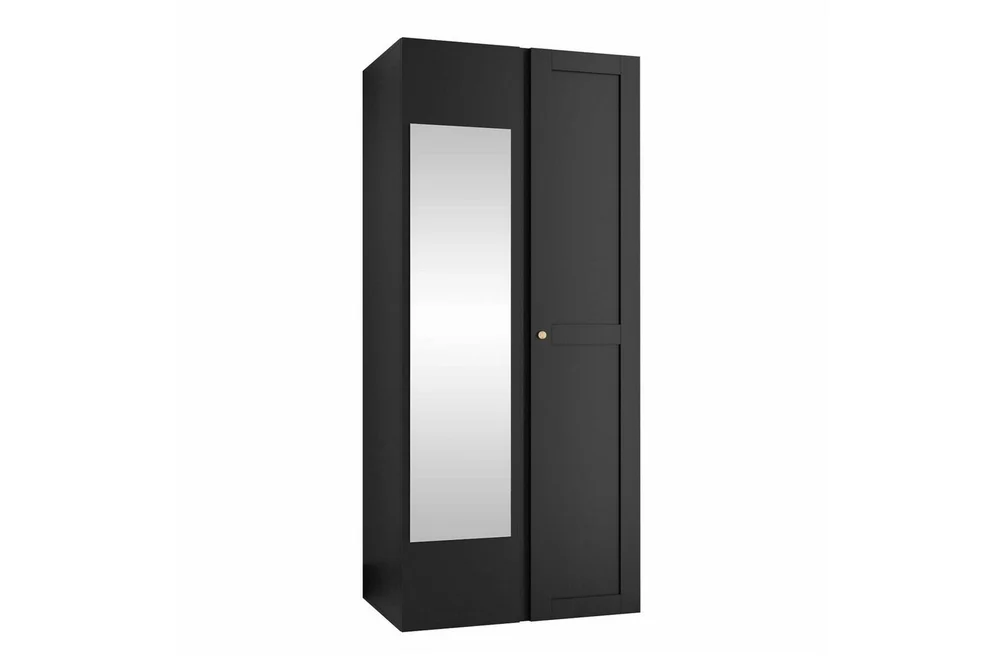 Dunvegan Garderob m. Spegel Black v:8723807