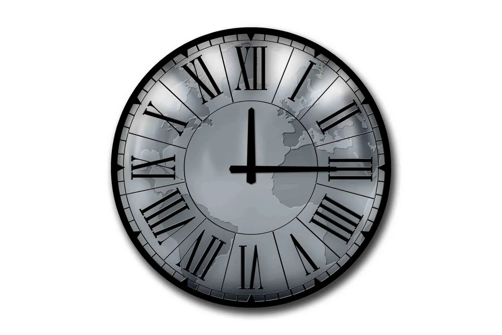 Veggdekorasjon MDF Klokke v:2418581