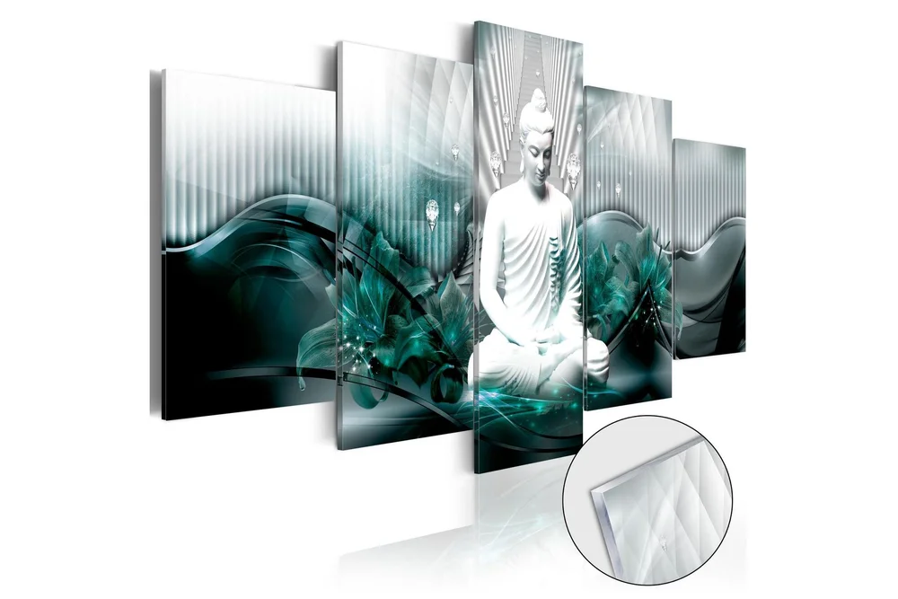 Bilde På Akryl Azure Meditation 100x50 v:3295127
