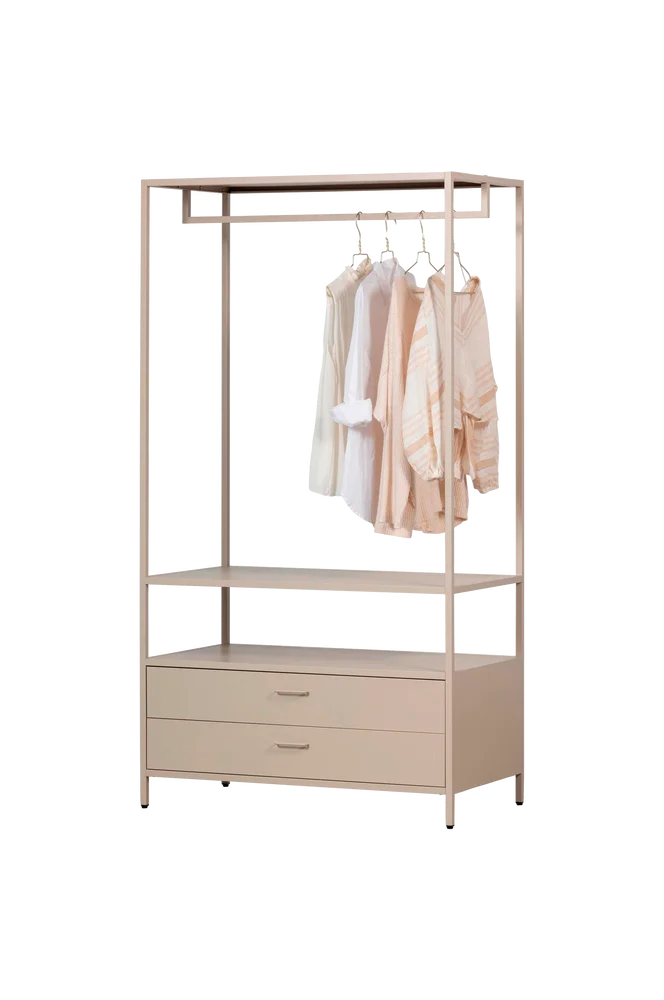 Ferris Åpen garderobe – Beige m v:2090359 Ferris Åpen garderobe – Beige m v:2090359
