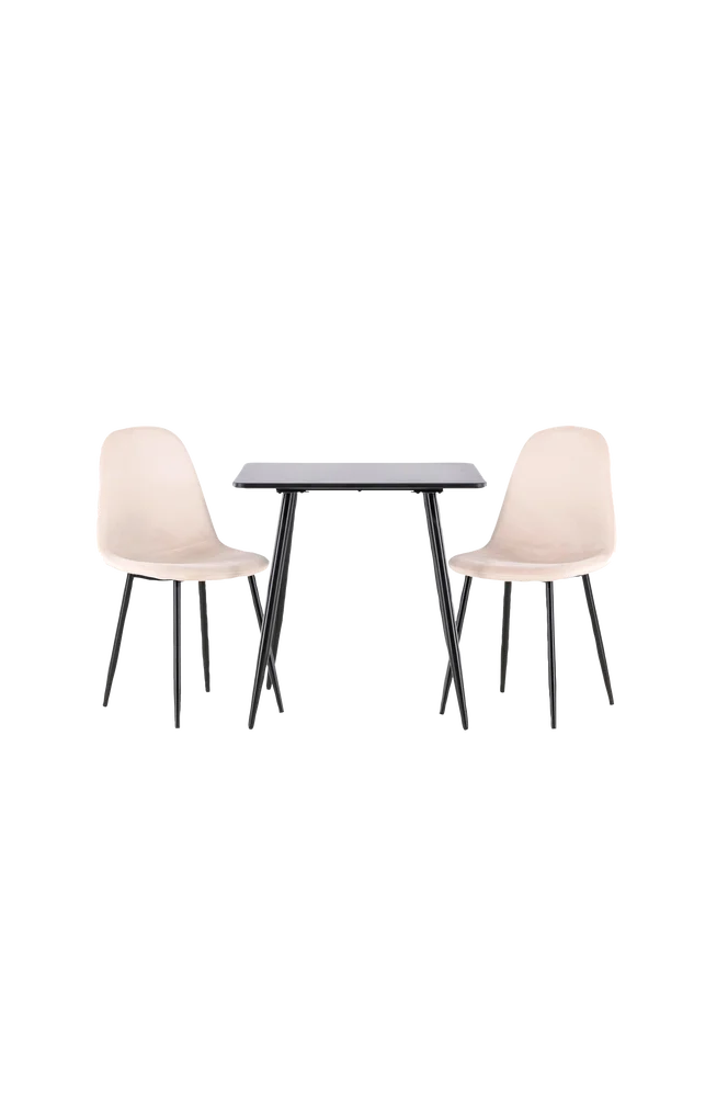Polar spisebord med polar spisestol – Beige m v:325383