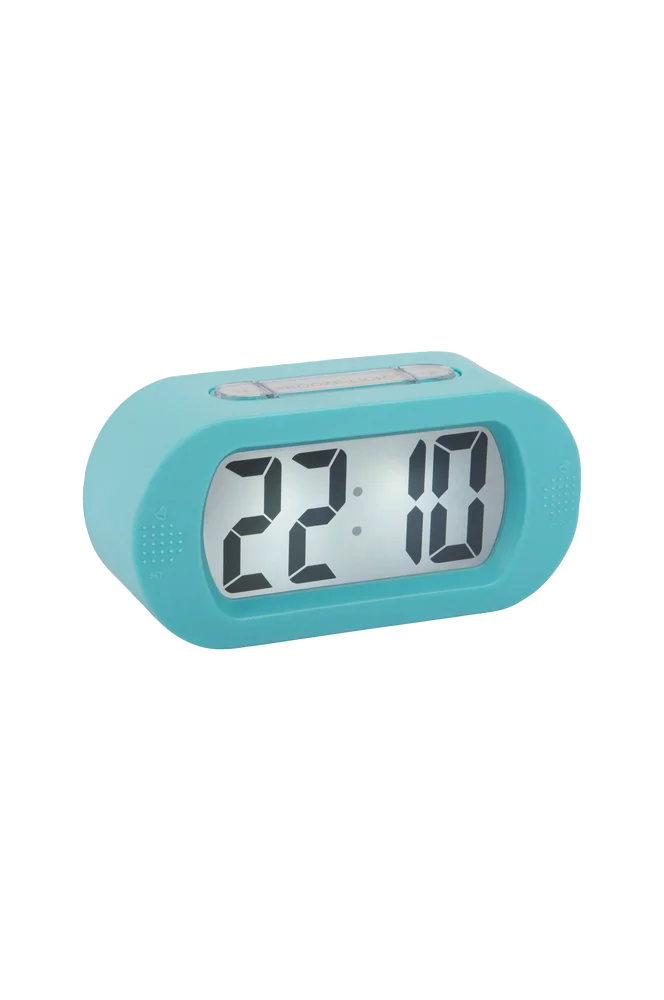 Alarmklokke Gummy – Blå – Dekor | m v:2974702 Alarmklokke Gummy – Blå – Dekor | m v:2974702