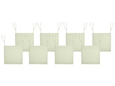 Sett med 8 puter til hagestoler SASSARI PREMIUM 46 x 46 cm Lysegrønn v:2926981